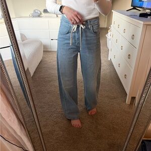Citizens Of Humanity Light Blue Wide Leg Jeans